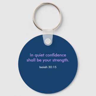 QUIET CONFIDENCE KEYCHAIN