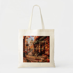 Quiet Corner Good Book World Away London Aesthetic Tote Bag
