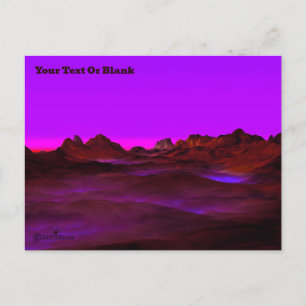 Quiet Desert Evening Holiday Postcard