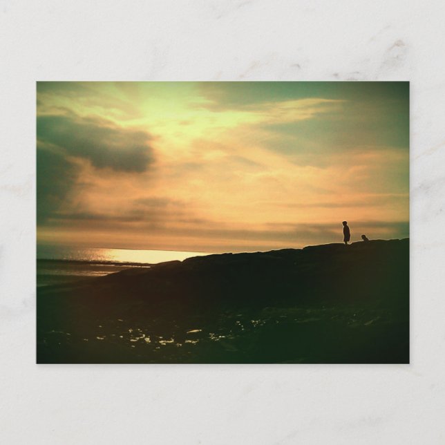 Quiet Evening on the Beach Postcard (Front)