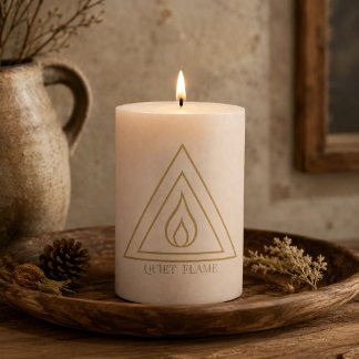 Quiet Flame Pillar Candle