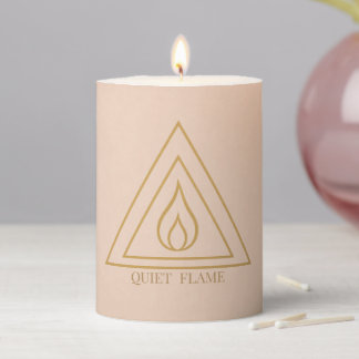 Quiet Flame Pillar Candle