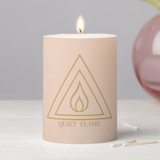 Quiet Flame Pillar Candle (In Situ)