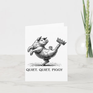 Quiet Ggy Meme Feminist Subtle Humor Protest Resis Card