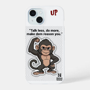 Quiet Growth Monkey – Mindful Phone Cover