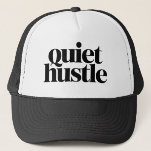 Quiet Hustle Motivational Hat – Minimal Adjustable