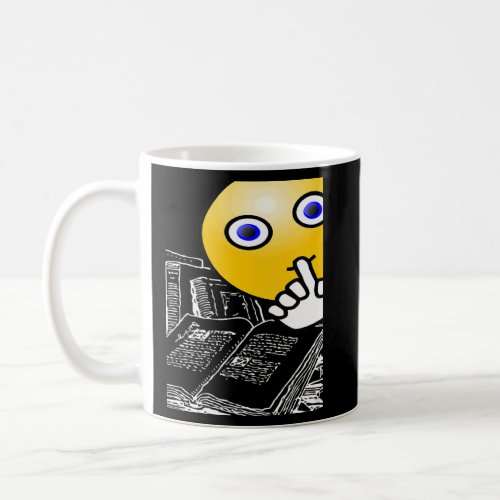 Quiet Librarian Hero Please Quit Zip It Shh Graphi Coffee Mug