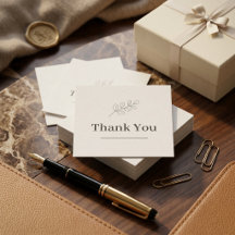 Quiet Luxury Client Thank You Stationery