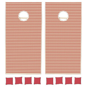 Quiet Luxury Designer Pattern Tote Bag Cornhole Set