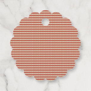 Quiet Luxury Designer Pattern Tote Bag Favor Tags