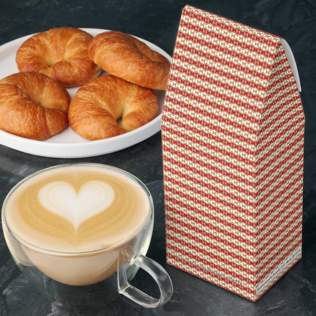Quiet Luxury Designer Pattern Tote Bag Roasted Coffee (Breakfast)