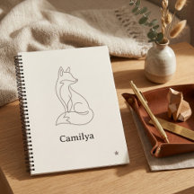 Quiet Luxury Line Art Animal Personalized Kids