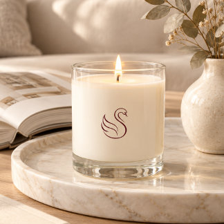 Quiet Luxury Minimalist Swan Scented Candle | Aest