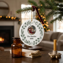 Quiet Luxury Sage Green Family Photo Christmas