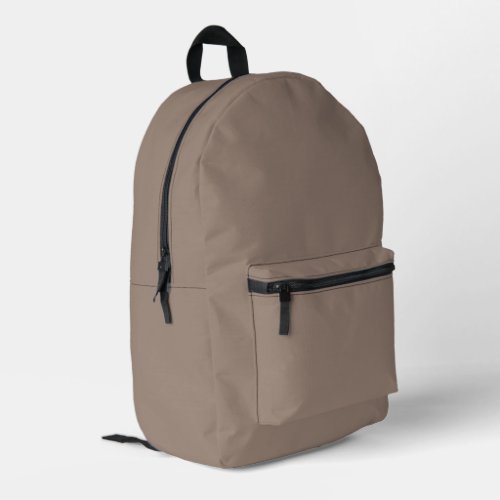 Quiet Luxury Taupe Personalized Backpack