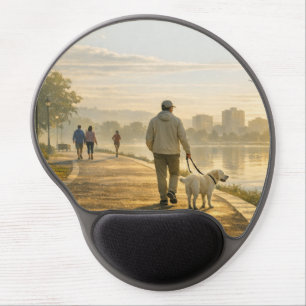 Quiet Morning Walk – Gel Mousepad 