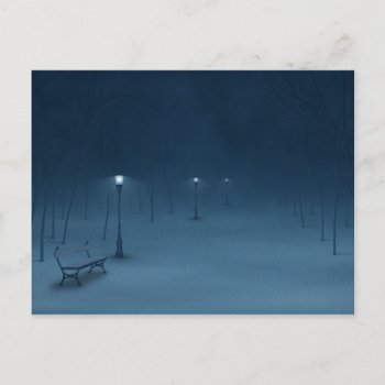 Quiet Night Postcard by vladstudio at Zazzle