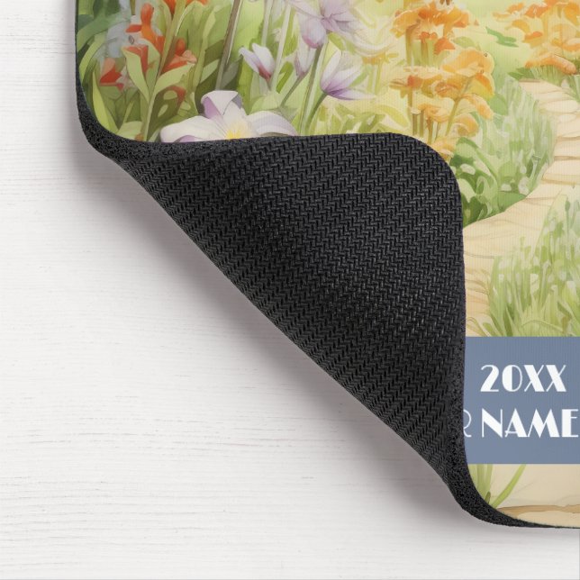 Quiet path through  forest mouse pad (Corner)