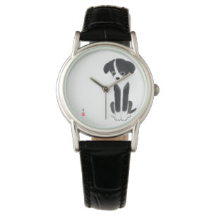 Quiet Paws - Minimalist Ink Puppy Watch