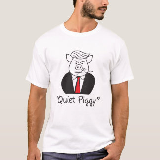 Quiet Piggy - Stiched up. T-Shirt