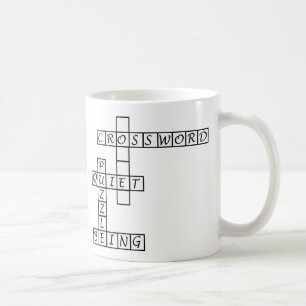 Quiet Please - Crossword Coffee Mug