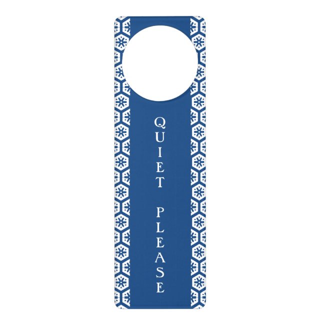 Quiet Please!-Decorative Door Hanger (Front)
