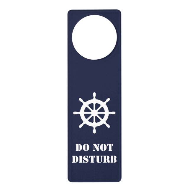 Quiet please Do not disturb sign nautical maritime (Front)