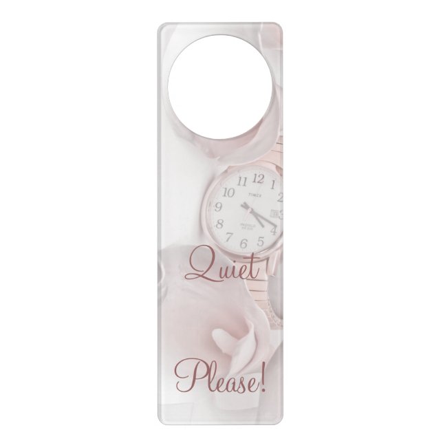 Quiet Please - Door Hanger (Front)