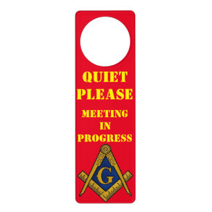 QUIET PLEASE DOOR HANGER