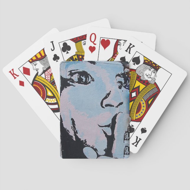 Quiet Poker Face Cards (Back)