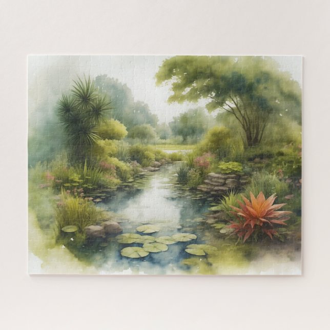 Quiet Pond Jigsaw Puzzle (Horizontal)