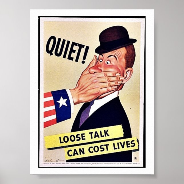 Quiet! Poster (Front)