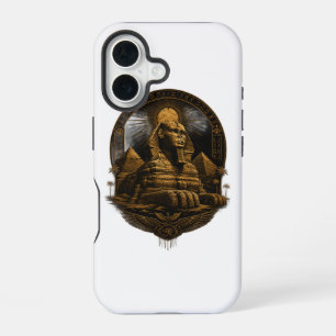 Quiet Power   Great Sphinx Egypt Design iPhone 16 Case
