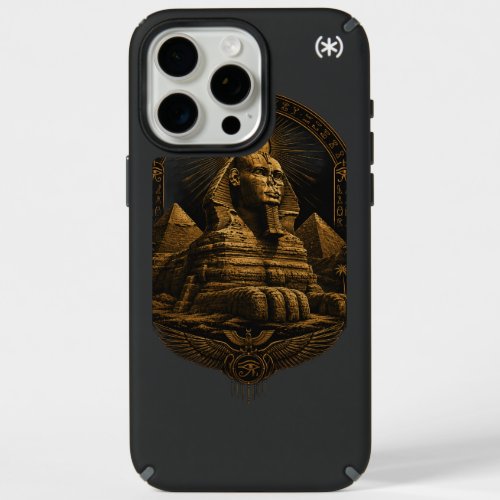 Quiet Power | Great Sphinx Egypt Design iPhone 15 Pro Max Case