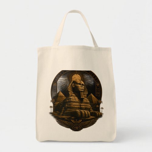 Quiet Power | Great Sphinx Egypt Design Tote Bag