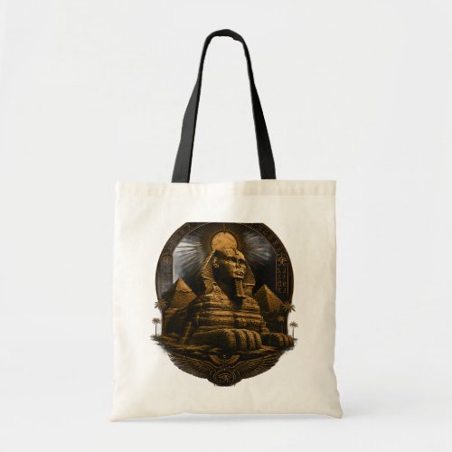 Quiet Power | Great Sphinx Egypt Design Tote Bag