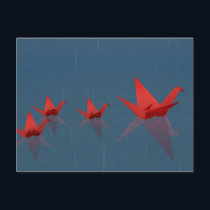 Quiet Rainy Day Postcard