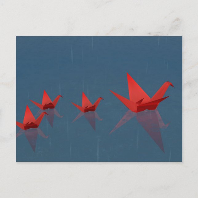 Quiet Rainy Day Postcard (Front)