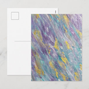 Quiet Reign Modern Art Holiday Postcard
