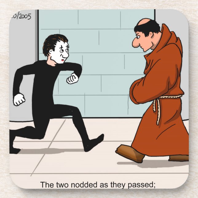 "Quiet Respect" Drink Coaster (Front)