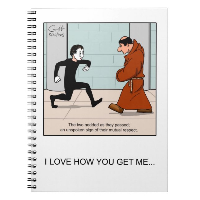 "Quiet Respect" Notebook (Front)