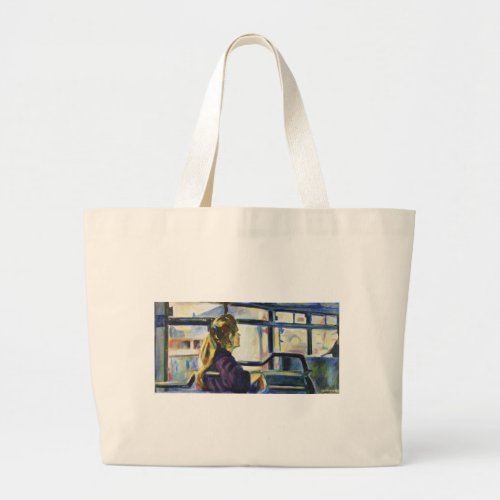 Quiet Ride Large Tote Bag