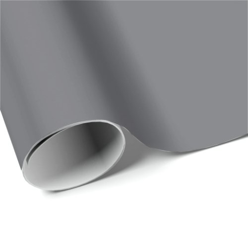 Quiet Shade of Grey Solid Color Print Neutral Wrapping Paper