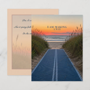 Quiet Shoreline Isaiah 43:19 Coastal Encourage Note Card
