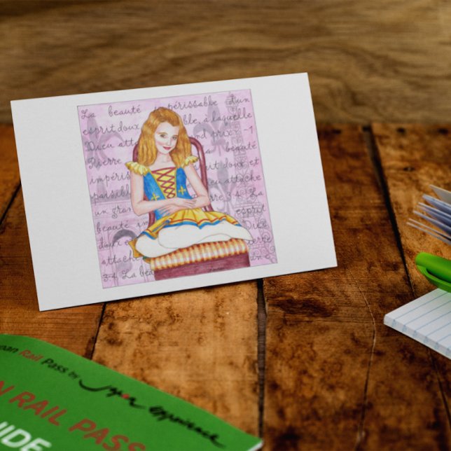 Quiet Spirit Scripture Inspirational Postcard (Creator Uploaded)