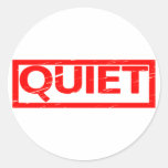 Quiet Stamp Classic Round Sticker