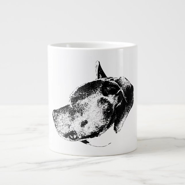 quiet strength gaze giant coffee mug (Front)