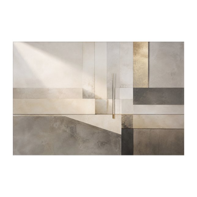 Quiet Structure — Aurema Acrylic Print (Front)