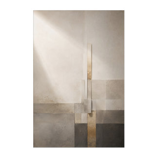 Quiet Structure — Aurema (Portrait) Acrylic Print