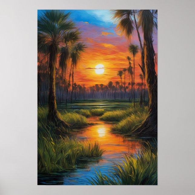 Quiet Swamp Beauty Poster (Front)